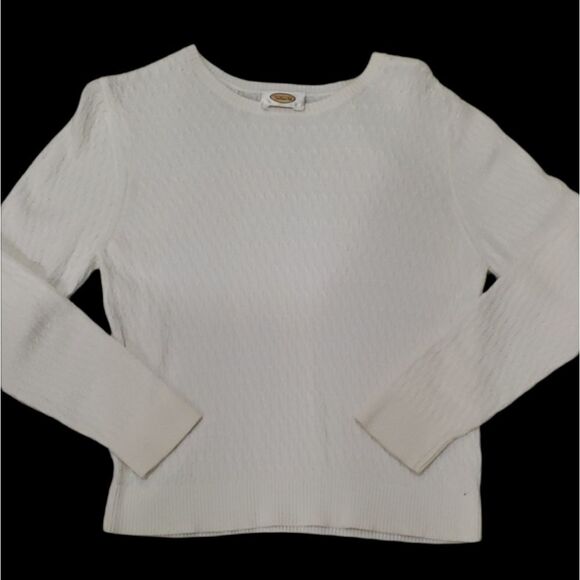 Winter White talbots sweater - Picture 1 of 3